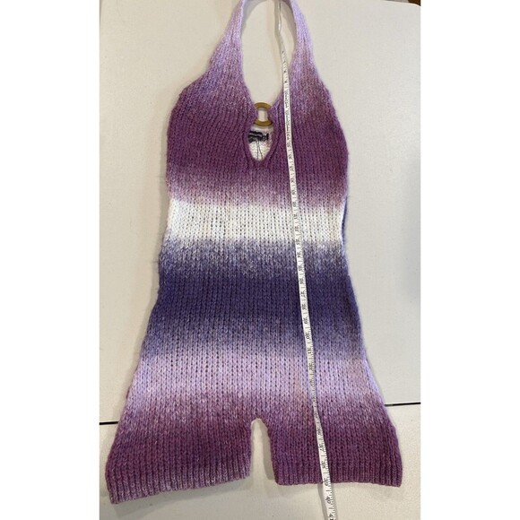 NEW PrettyLittleThing Romper Women Small Ombre Knit Stretch Travel Cover Up - Picture 4 of 8